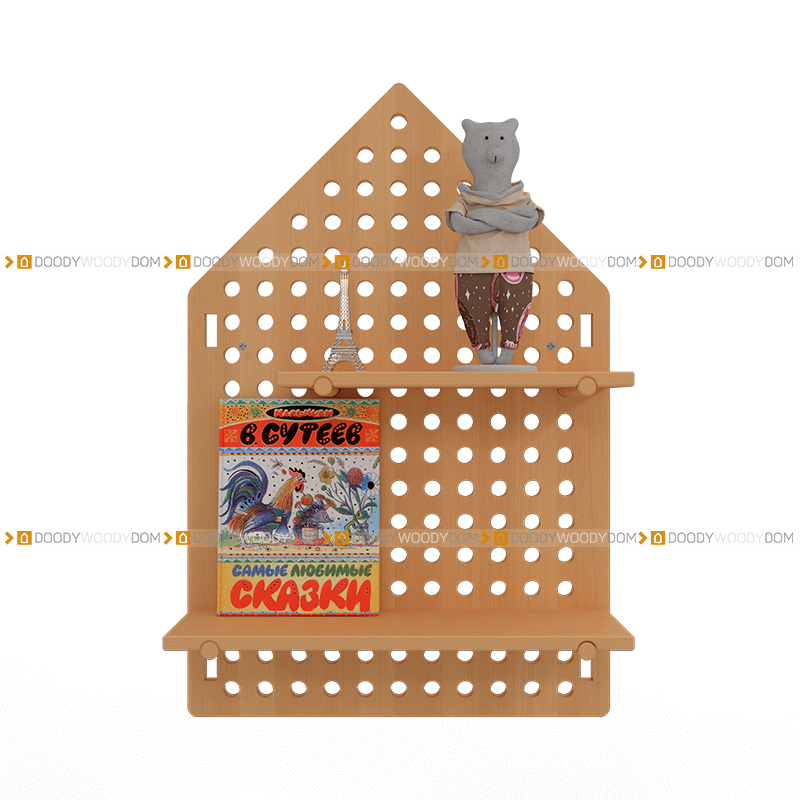 пегборд из дерева pegboard DOODYWOODY