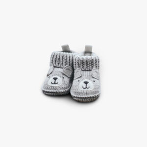 Teddy Bear Crochet Baby Booties